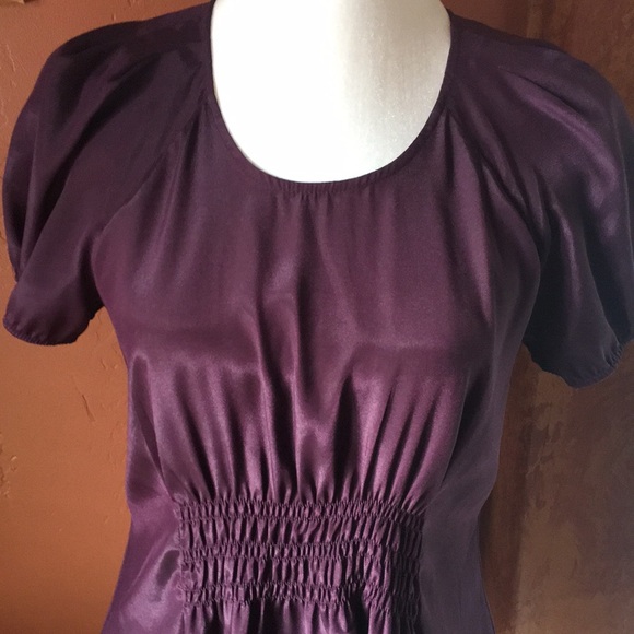 Daisy Fuentes Tops - Daisy Fuentes Amethyst Smocked Waist Top